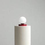 Lampa stołowa szklana Aldex Ball Colours Red Wine - Elegancki design