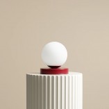 Lampa stołowa szklana Aldex Ball Colours Red Wine - Elegancki design