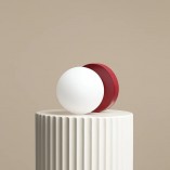 Lampa stołowa szklana Aldex Ball Colours Red Wine - Elegancki design