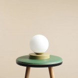 Lampa stołowa szklana Aldex Ball Colours S - Biała