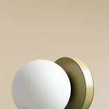Lampa stołowa szklana Aldex Ball Colours S - Biała