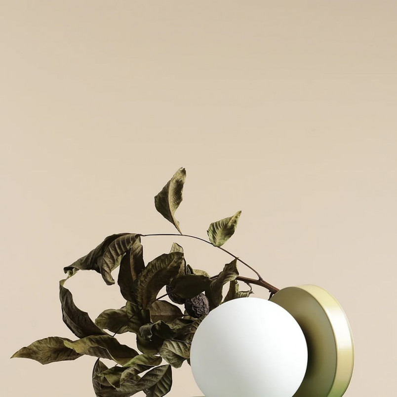 Lampa stołowa szklana Aldex Ball Colours S - Biała