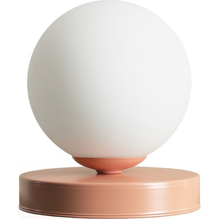 Lampa stołowa szklana Aldex Ball Colours S Coral - Stylowe oświetlenie