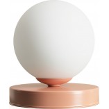 Lampa stołowa szklana Aldex Ball Colours S Coral - Stylowe oświetlenie
