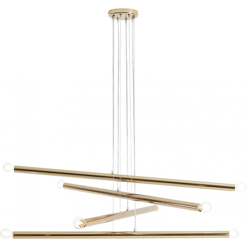 Lampa Glamour Tubo Gold VIII - Złota Wisząca Aldex | Kup Teraz