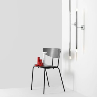 Kinkiet Glamour Tubo Chrome Aldex | Lampa 100 cm