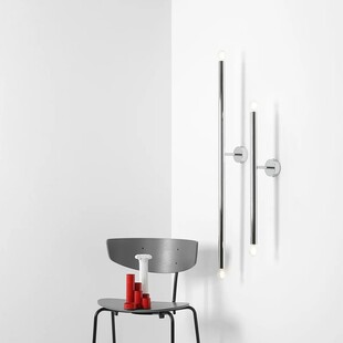 Kinkiet Glamour Tubo Chrome Aldex | Lampa 100 cm