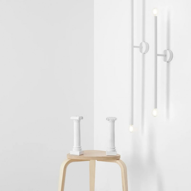 Kinkiet Tubo S biały Aldex | Designerski kinkiet tuba 60cm