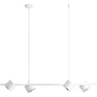 Lampa Wisząca Biała Aldex Bot 121cm | Nowoczesne Oświetlenie