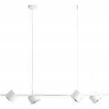 Lampa Wisząca Biała Aldex Bot 121cm | Nowoczesne Oświetlenie
