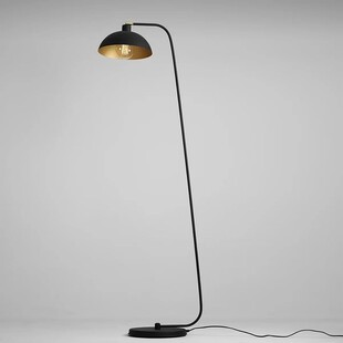 Lampa podłogowa loft Espace czarna Aldex