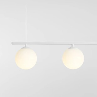Lampa Wisząca Beryl Glass - 5 Kul Szkło Biała Aldex | Kup Teraz