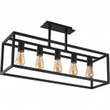 Lampa Sufitowa Crate - Loftowa Klatka Czarna | Nowodvorski