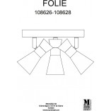 Reflektor sufitowy Folie III biały | Markslojd - Oświetlenie