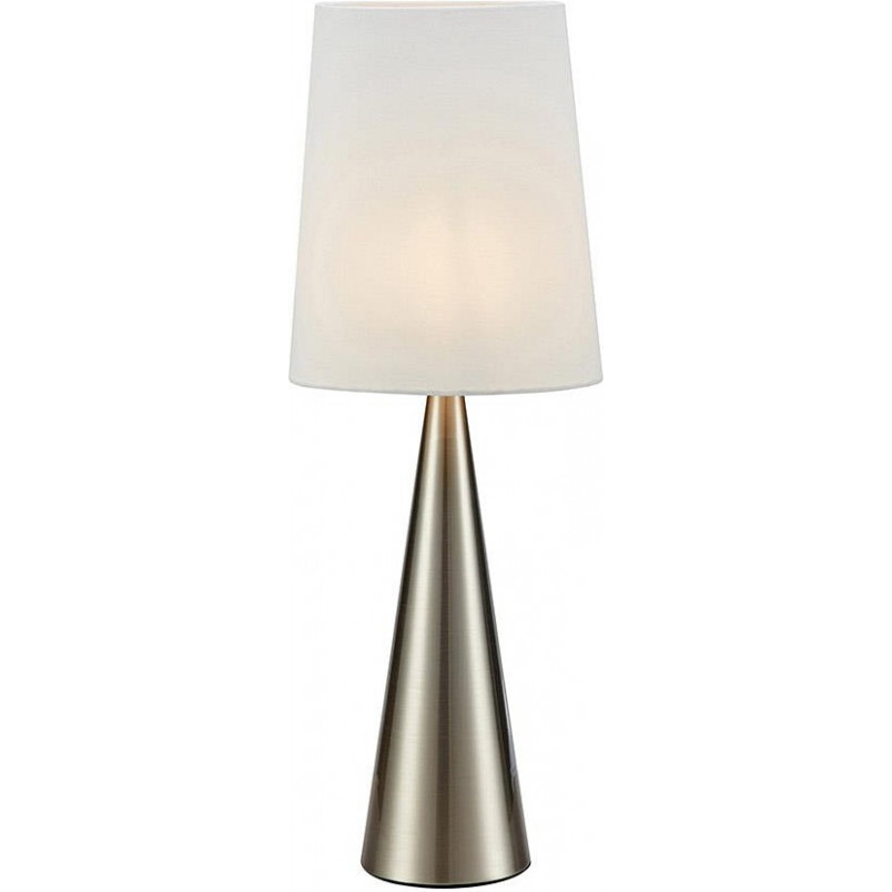 Lampa stołowa biała Markslojd Conus Satin - Nowoczesny design