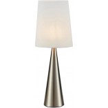 Lampa stołowa biała Markslojd Conus Satin - Nowoczesny design
