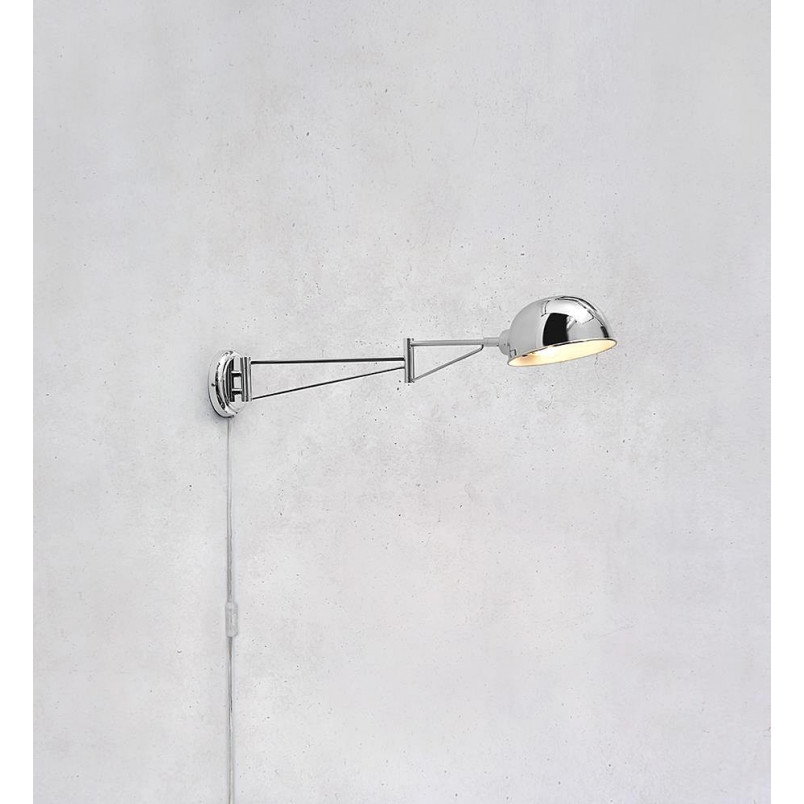Kinkiet industrialny Portland chrom Markslojd - Loftowa lampa