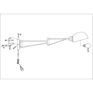 Kinkiet industrialny Portland chrom Markslojd - Loftowa lampa