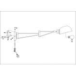 Kinkiet industrialny Portland chrom Markslojd - Loftowa lampa