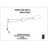 Kinkiet industrialny Portland chrom Markslojd - Loftowa lampa