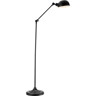 Lampa podłogowa regulowana loft Portland czarna Markslojd
