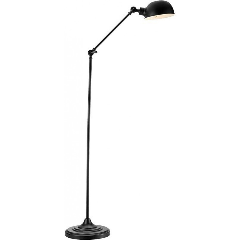 Lampa podłogowa regulowana loft Portland czarna Markslojd