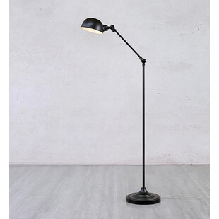 Lampa podłogowa regulowana loft Portland czarna Markslojd