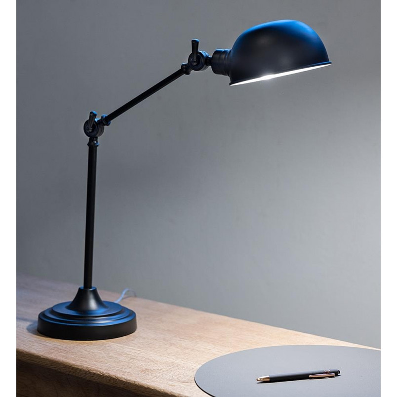 Lampa stołowa loft Portland czarna | Markslojd