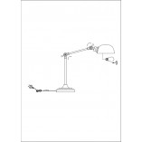 Lampa stołowa loft Portland chrom Markslojd - Kup teraz!