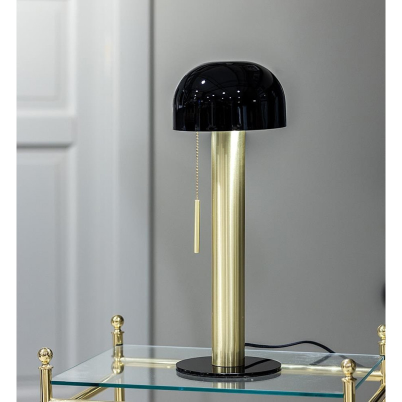 Lampa stołowa Costa czarno-złota | Markslojd