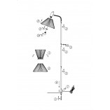 Lampa podłogowa retro Mira | Markslojd - Elegancki design
