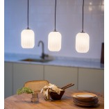 Lampa wisząca Cava biała/czarna | Markslojd - 3 punkty