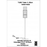 Lampa stołowa szklana Tubo - Markslojd | Elegancki design