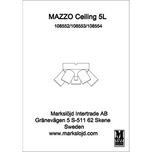 Plafon Vintage Mazzo - Mosiądz Markslojd | Elegancki Design