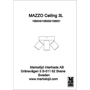 Plafon Loft Mazzo Czarny | Markslojd - Oświetlenie Industrialne