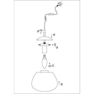 Lampa wisząca Rise - białe szkło | Markslojd - Oświetlenie