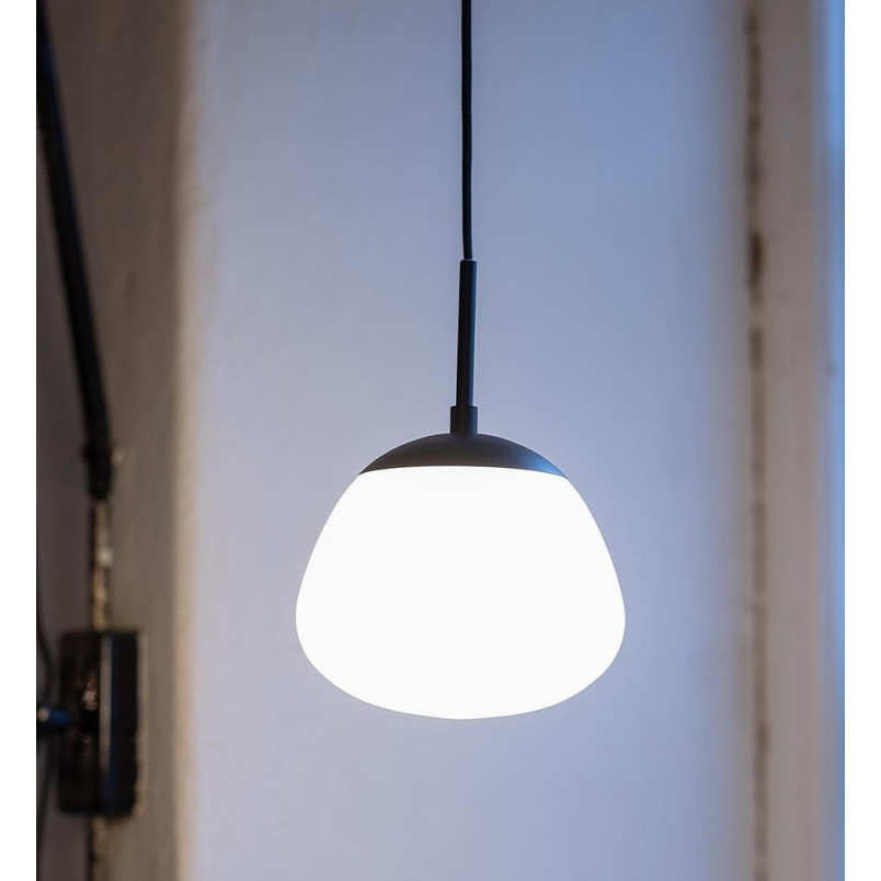Lampa wisząca Rise - szkło białe, Markslojd | Kup teraz!