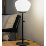 Lampa stołowa Rise Small biało-czarna | Markslojd