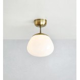 Lampa sufitowa szklana Rise - Markslojd | Retro & Biała