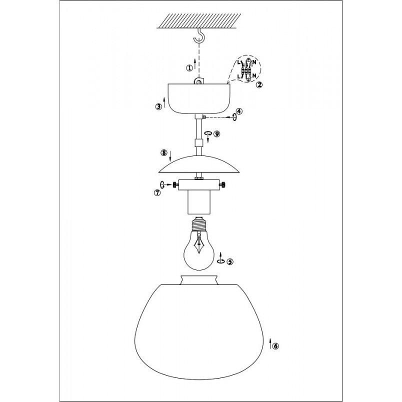 Lampa sufitowa szklana Rise | Markslojd - Elegancki design