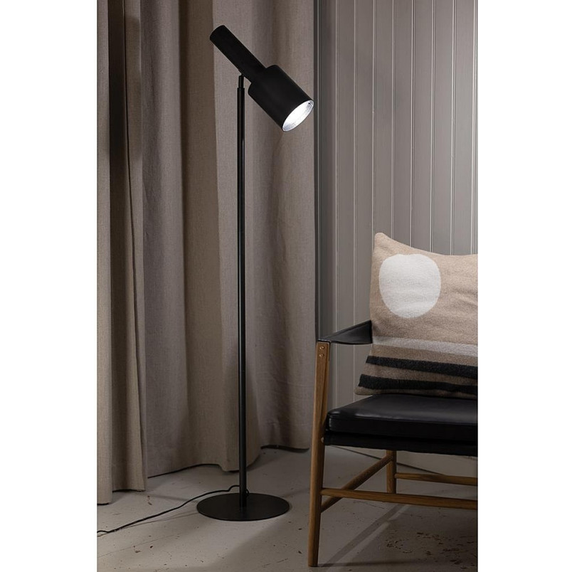 Lampa podłogowa Ozzy czarna - Markslojd | Industrialny Design