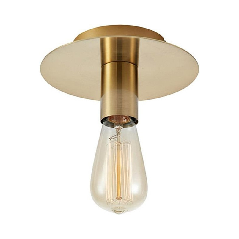 Plafon Vintage Markslojd Piatto | Mosiądz 18cm - Sklep Lamp