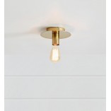 Plafon Vintage Markslojd Piatto | Mosiądz 18cm - Sklep Lamp