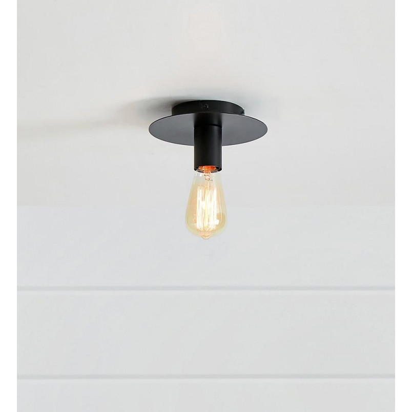 Plafon loft czarny Piatto 18cm - Markslojd | Sklep z lampami
