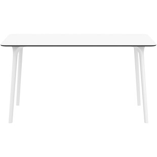 Stół prostokątny Maya 140x80cm biały Siesta - Komfort i styl