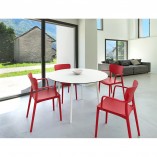 Stół okrągły Maya 120cm biały Siesta - Elegancki i funkcjonalny