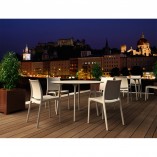 Stół okrągły Maya 120cm biały Siesta - Elegancki i funkcjonalny