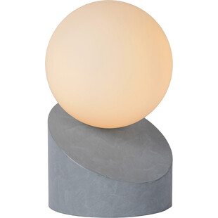 Lampa stołowa skandynawska Len szara Lucide | Kup online