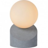 Lampa stołowa skandynawska Len szara Lucide | Kup online