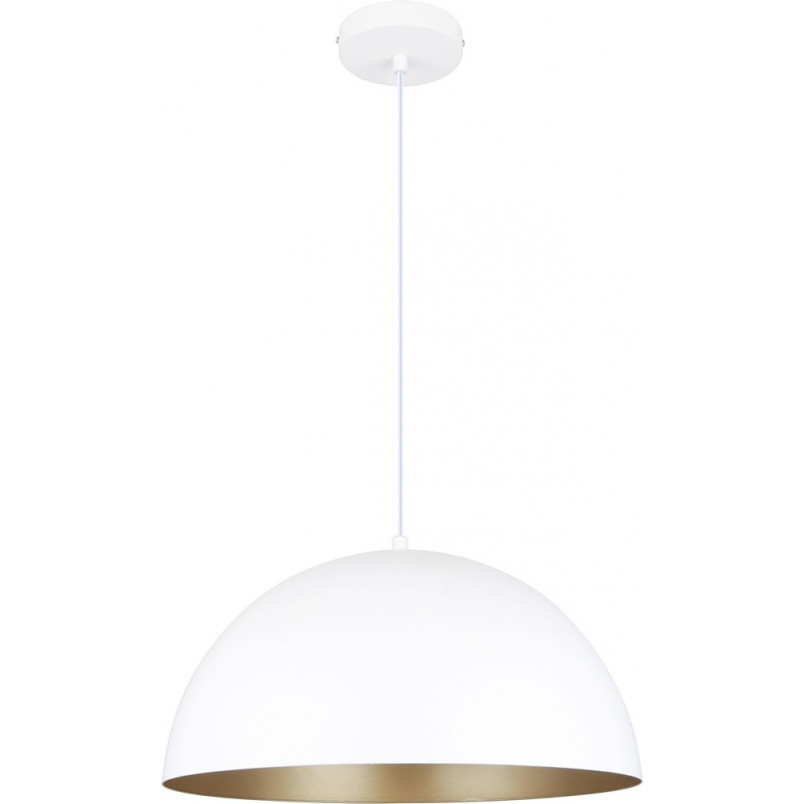 Lampa wisząca Vela 40cm - Biało-złota | Zumaline